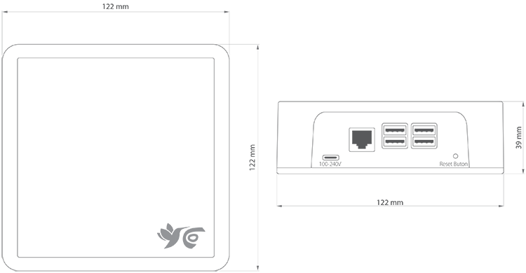 Colibri Dimensions